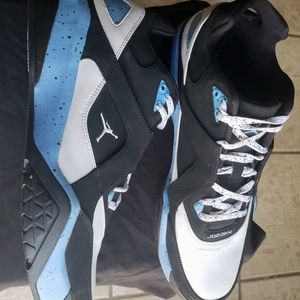 Blue/white/black Jordan's